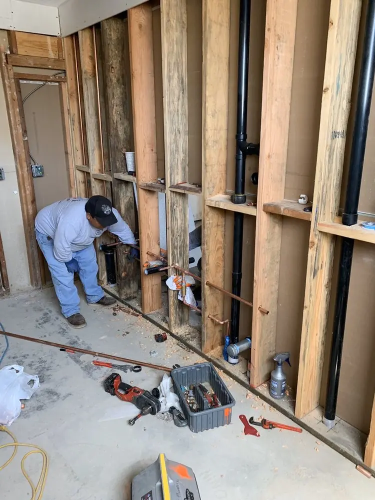 Commercial rough-in plumbing for Gas Line Repair in South Highland
